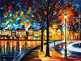 PARK BY THE RIVER by Leonid Afremov